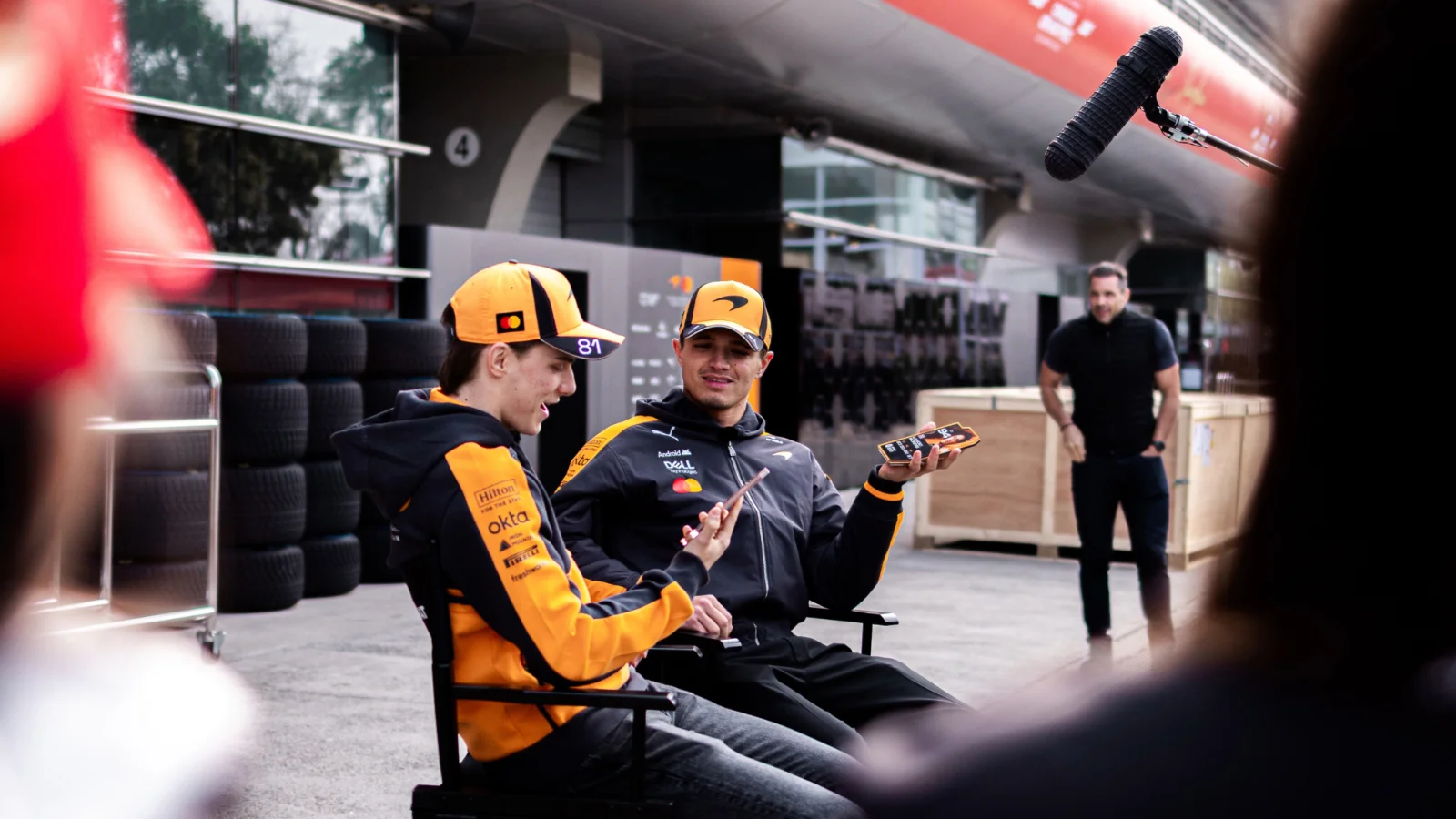 Lando Norris and Oscar Piastri haven