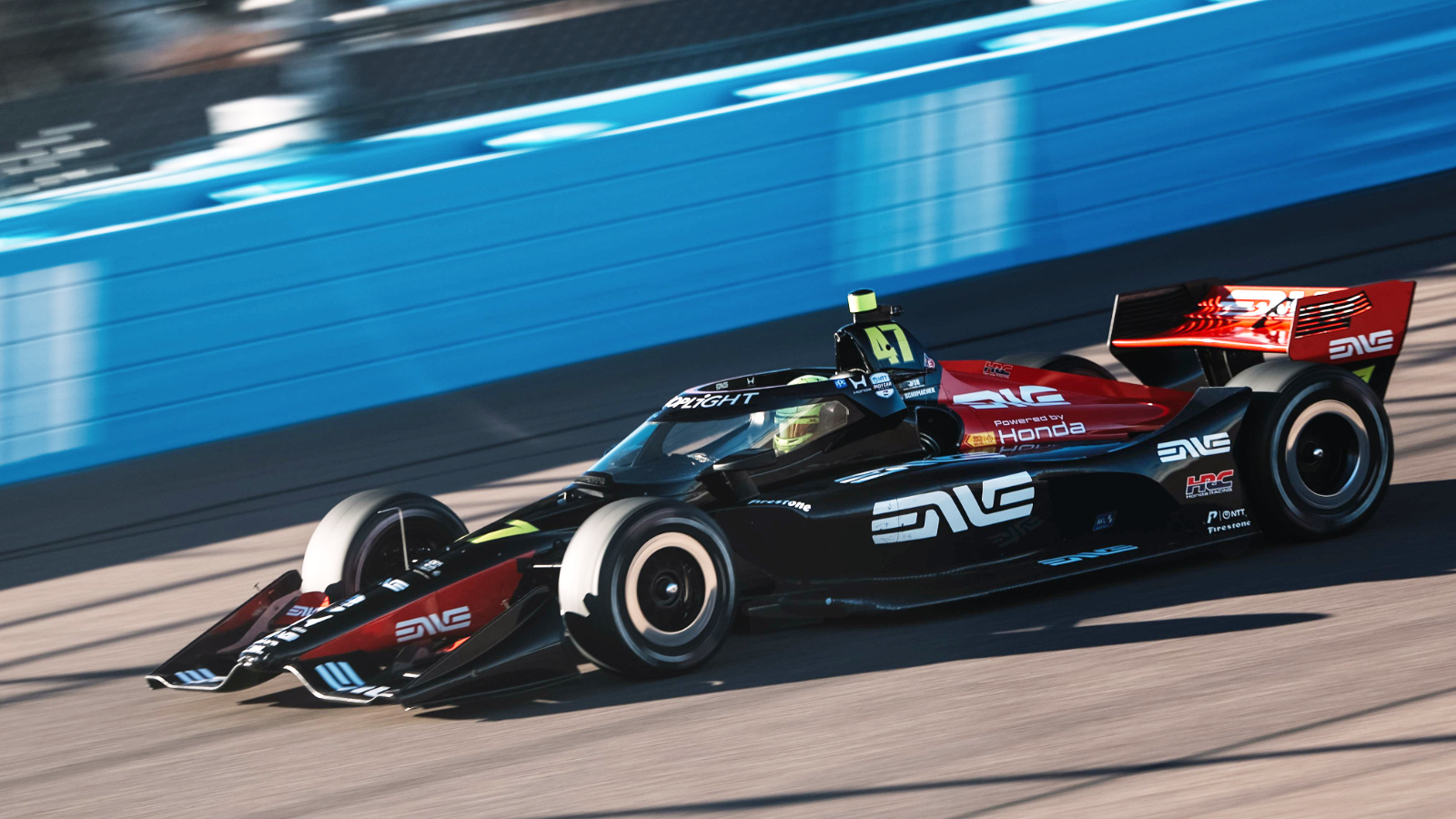 Schumacher qualified fourth in his first ever oval event. Photo: IndyCar - Joe Skibinski