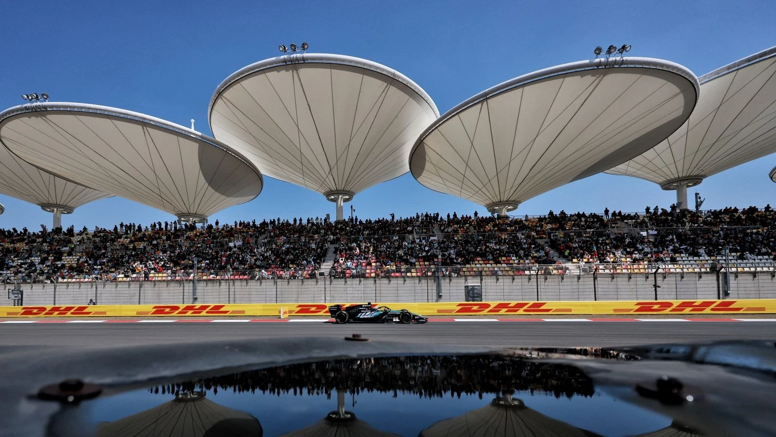 George Russell set the pace at the Chinese GP ahead of Sprint Qualifying