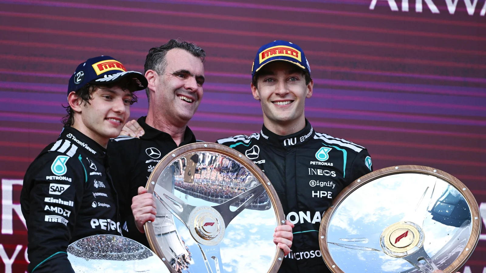 George Russell lead a Mercedes dominance in Australia, but warned the team to