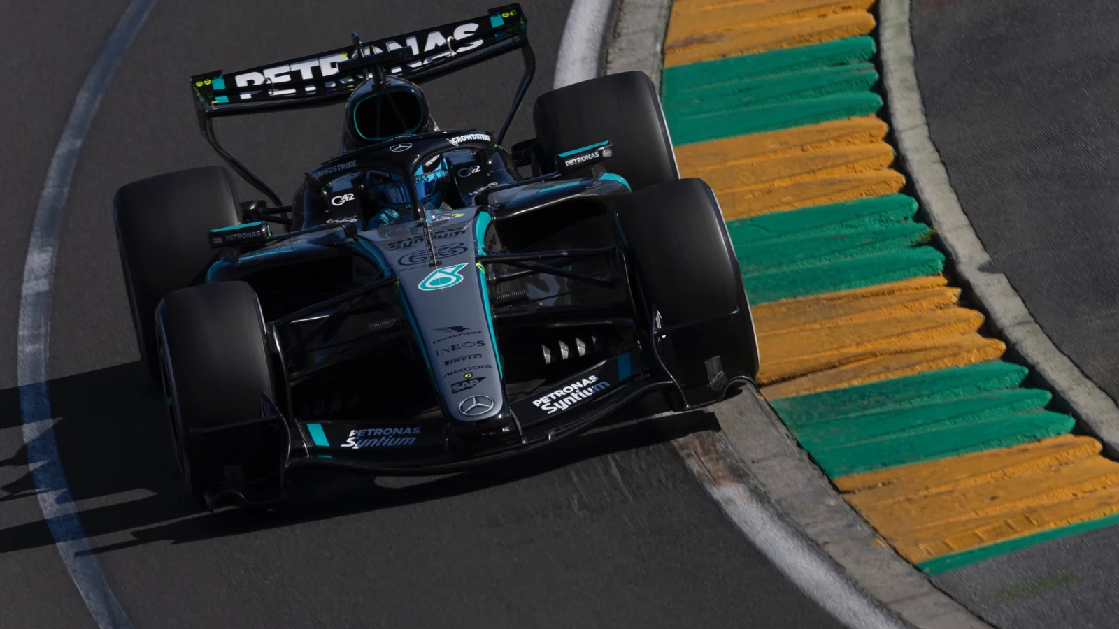 George Russell was fastest in FP3