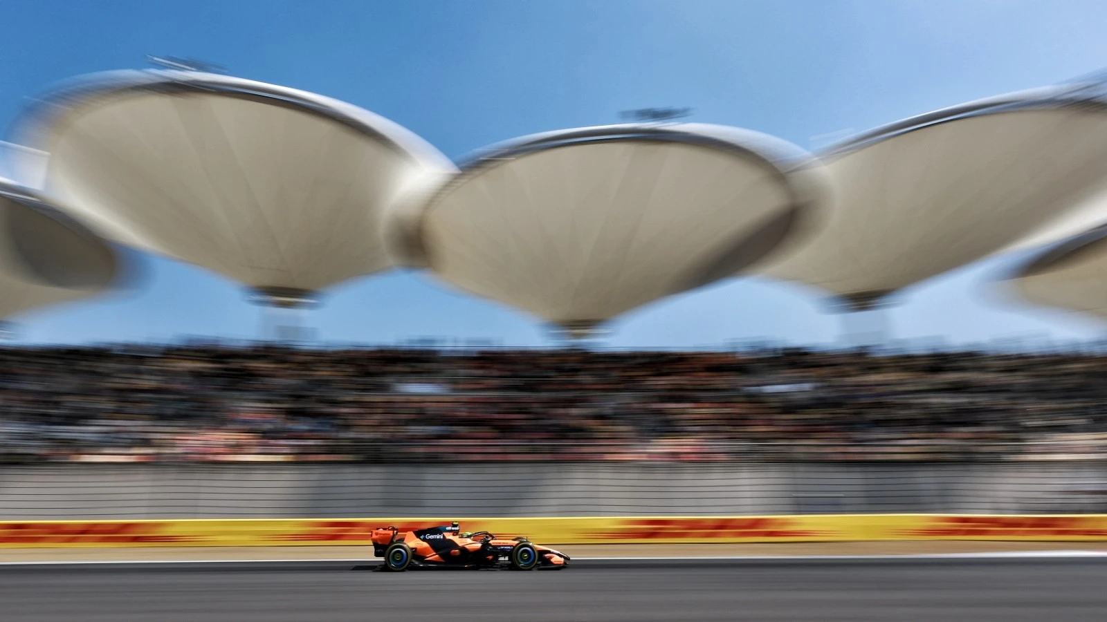 The only practice session at the F11 Chinese GP was disrupted by different incidents