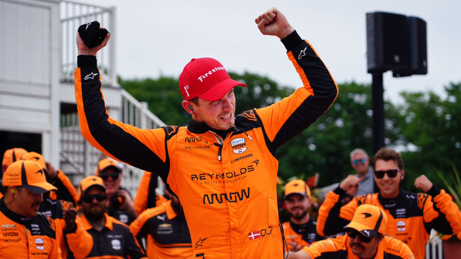 Lundgaard was surprised to be in position for the win. Photo: Kevin Dejewski
