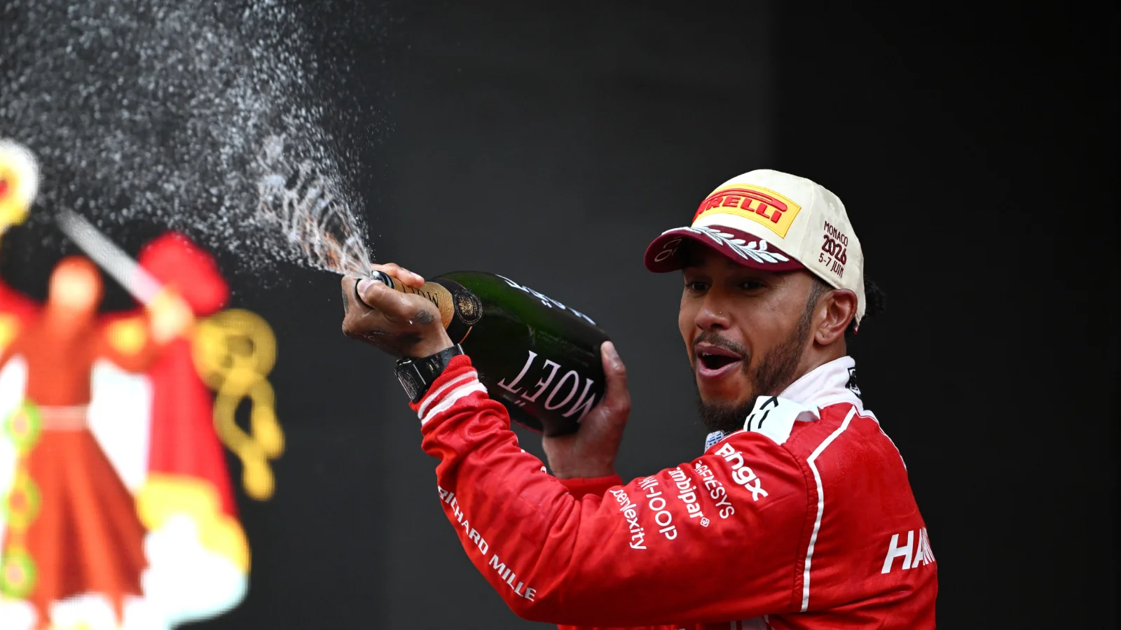 Lewis Hamilton moved up to second in the Drivers