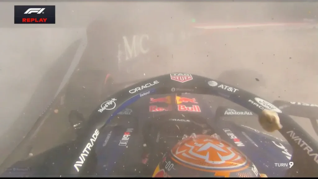 Max Verstappen s'est écrasé lors de son dernier tour de poussée