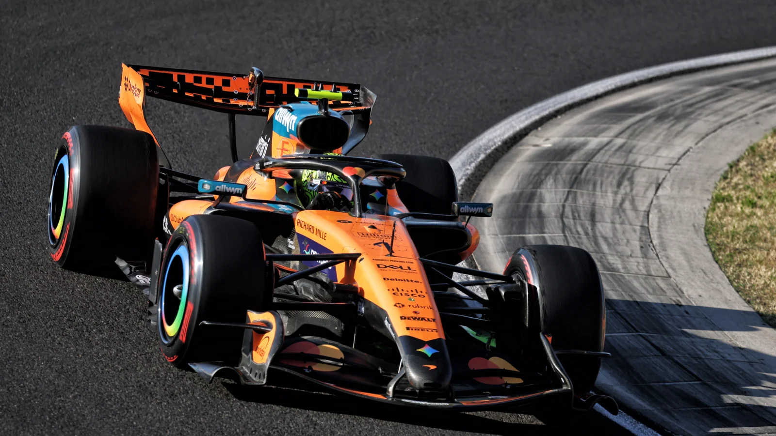 Lando Norris finished fastest in the final practice session before qualifying for the F1 Hungarian GP