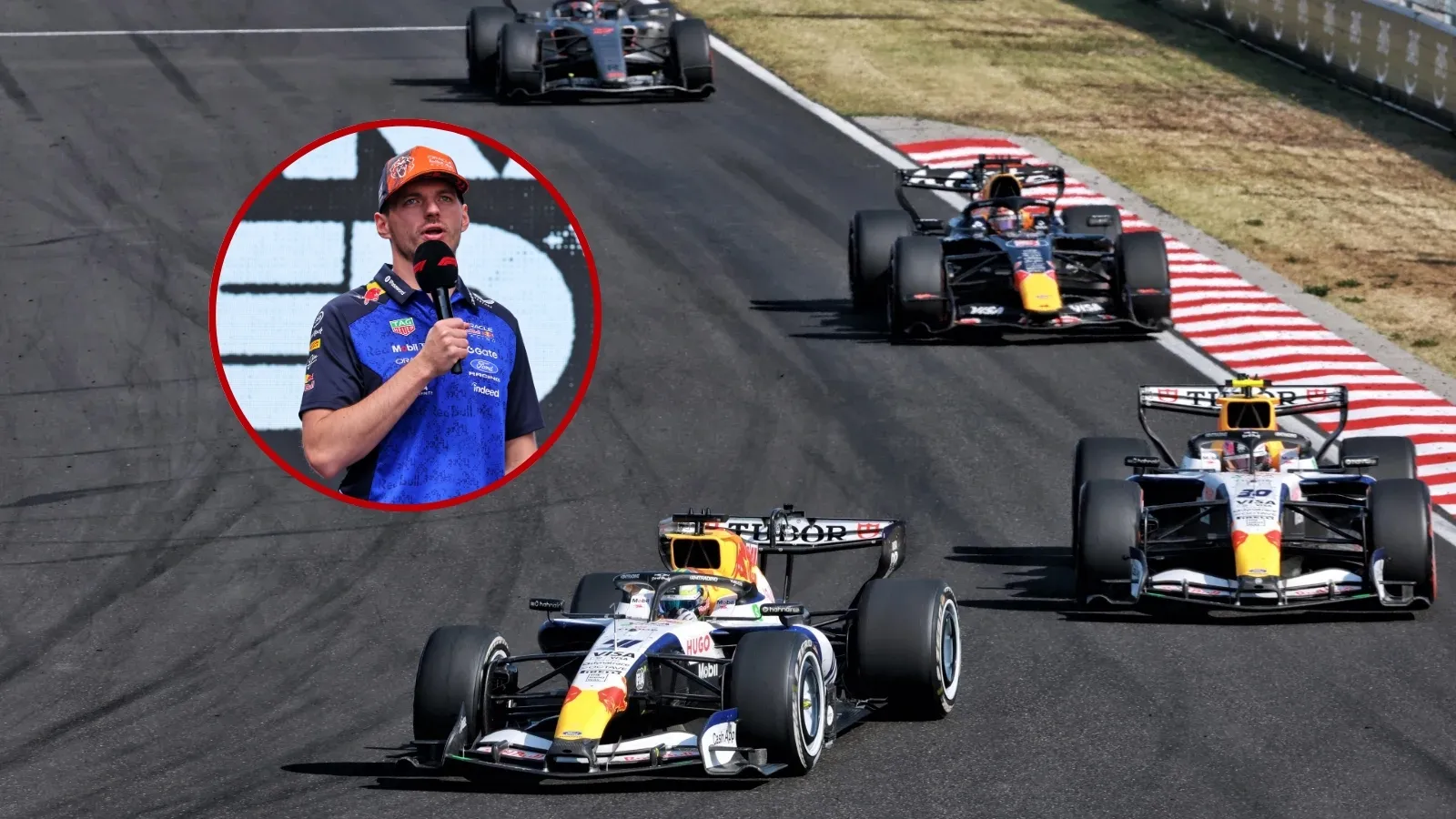 An untelevised radio snippet showed Max Verstappen venting his frustrations while lapping the Racings Bulls at the F1 Hungarian GP