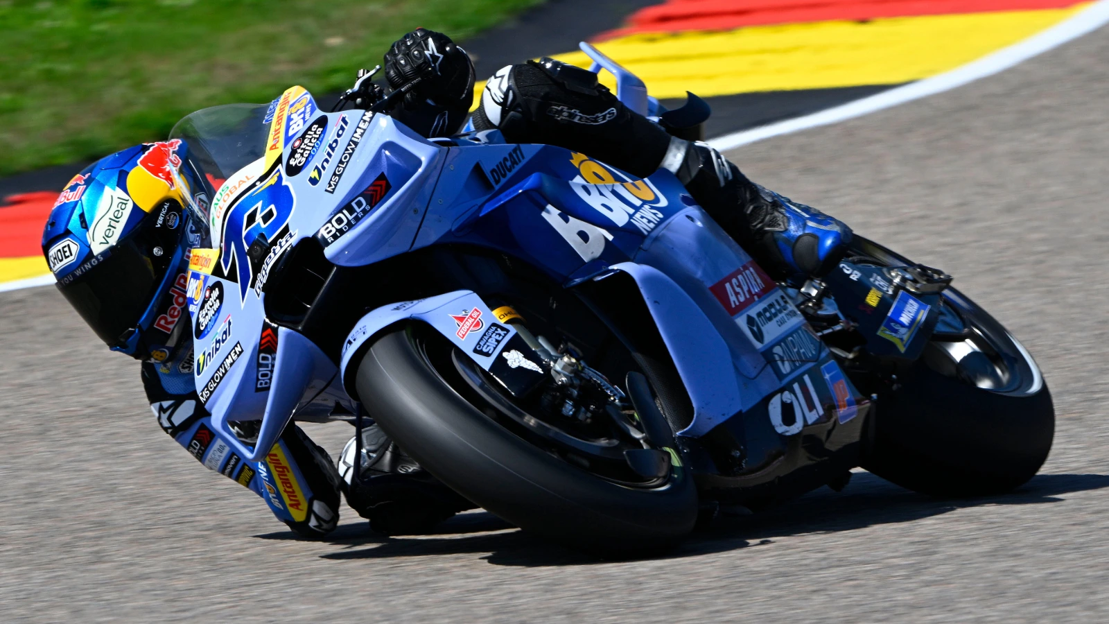 Alex Marquez ends final German MotoGP practice on top