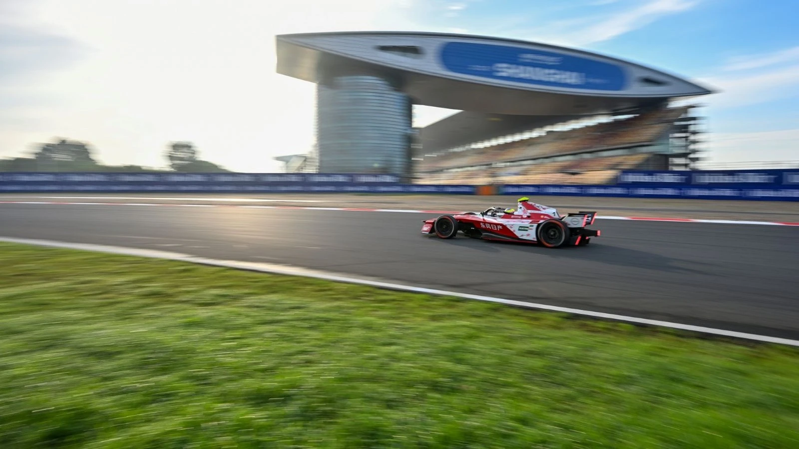 Race 1 of the Shanghai E-Prix was underway