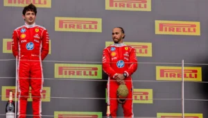Lewis Hamilton révèle la justification de la décision audacieuse de Ferrari F1 via Charles Leclerc