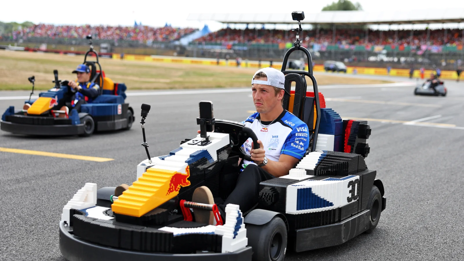 Liam Lawson was handy in the Lego kart, but has been mightily impressive in the VCARB 03 this season