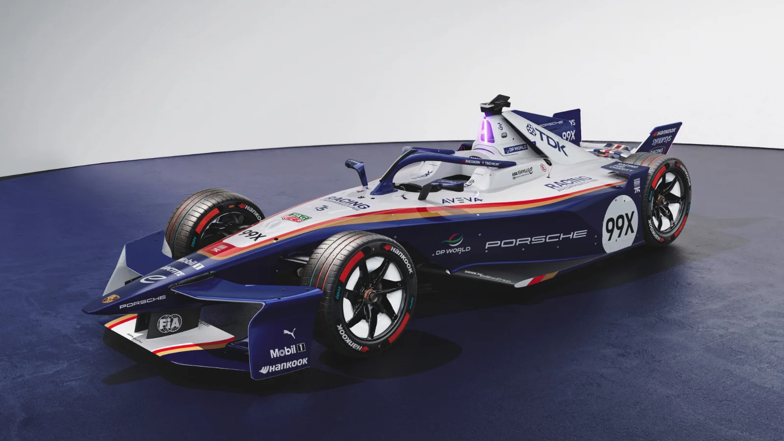 The stunning livery for the Porsche Formula E team. Image: Porsche