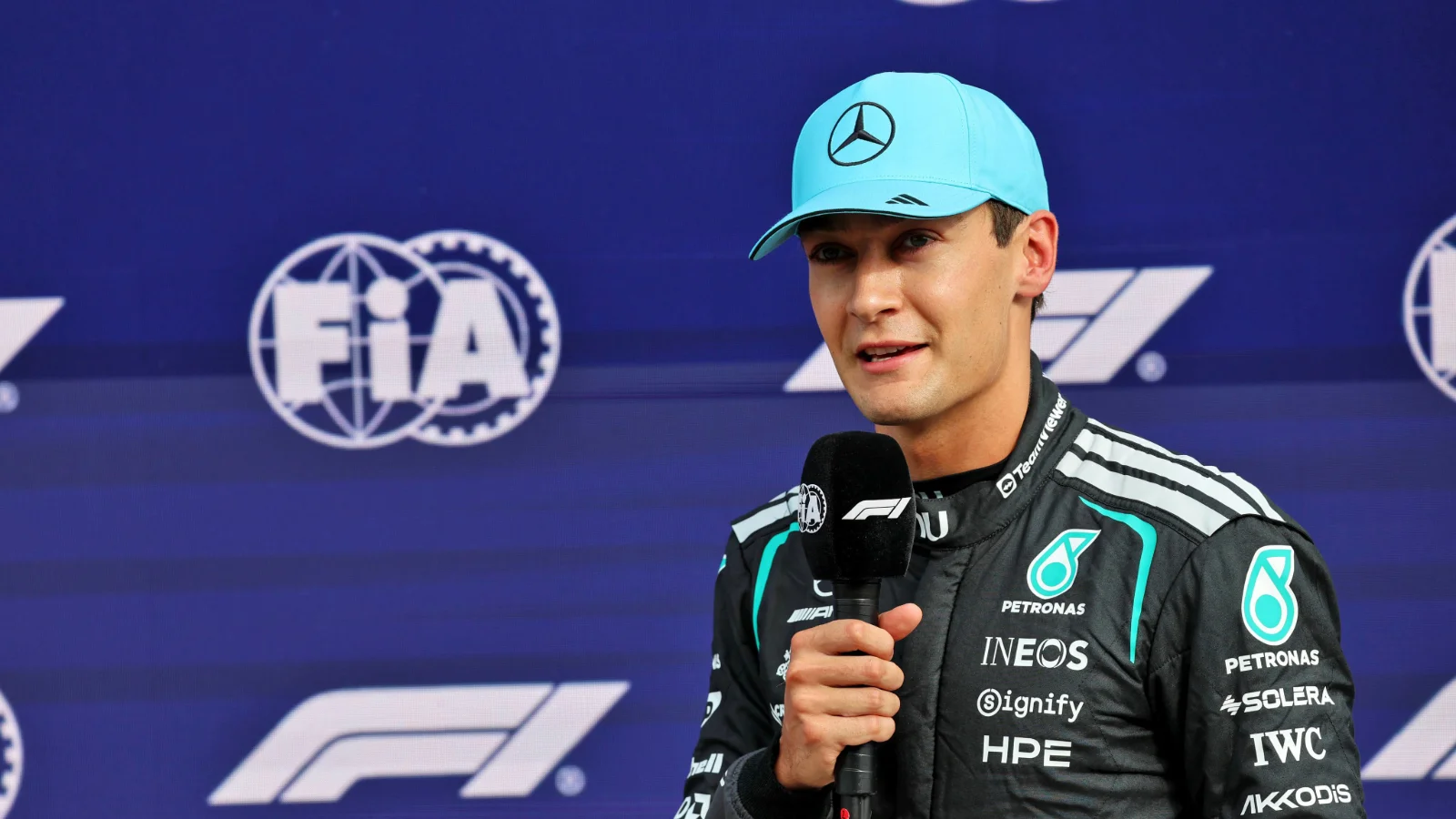 George Russell is delighted with his Sprint pole position in Zandvoort
