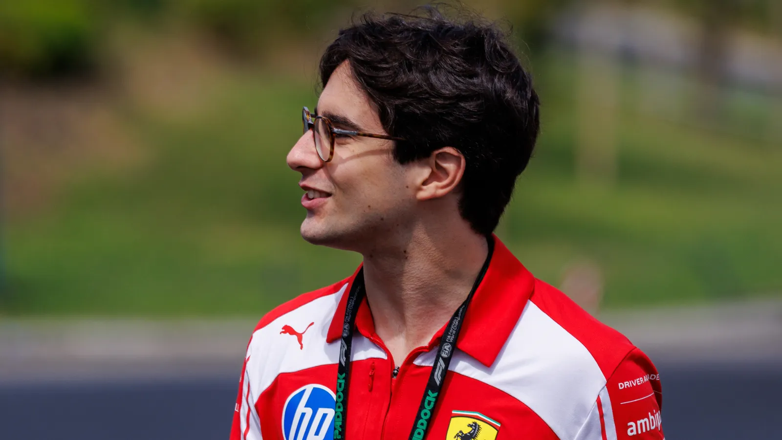 Rafael Camara drove a TPC test for Haas at Portimao