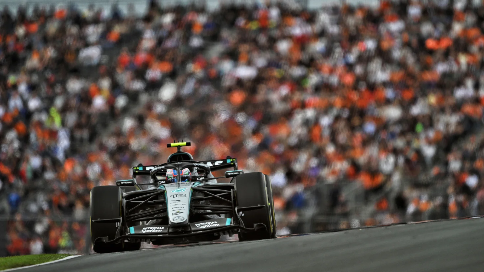 Andrea Kimi Antonelli (ITA) Mercedes AMG Formula One Team W17. 21.08.2026. Formula 1 World Championship, Rd 12, Dutch Grand Prix, Zandvoort, Netherlands, Sprint Qualifying Day.