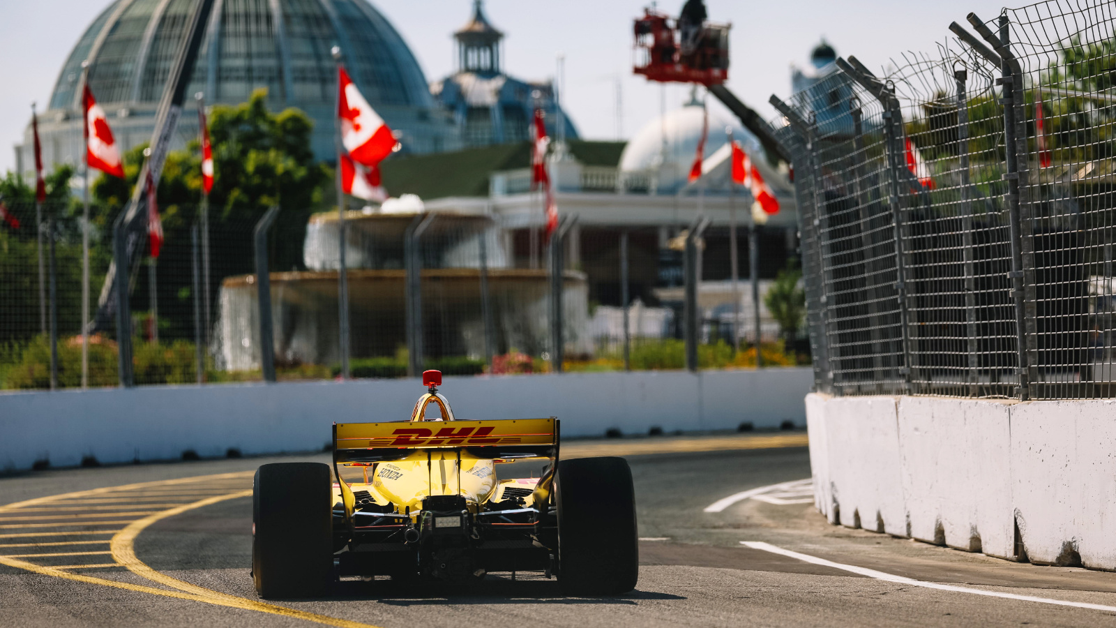 Alex Palou on track at Canada