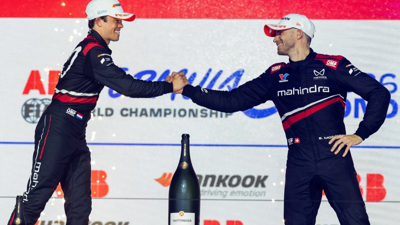 Edoardo Mortara and Nyck de Vries will stay with Mahindra Formula E