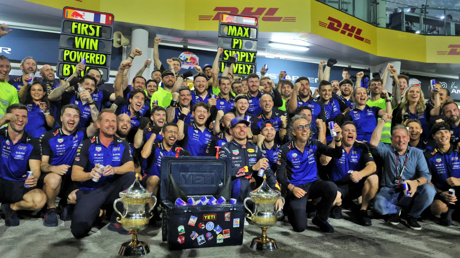 Max Verstappen won Red Bull