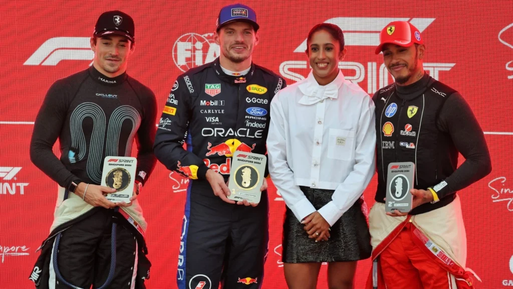 Les podiums ont réagi différemment au GP Sprint de Singapour