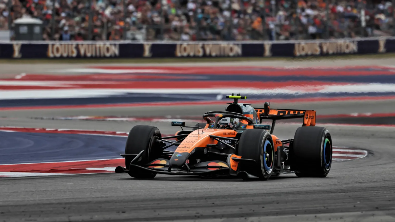 Norris was happy with the McLaren strategy call