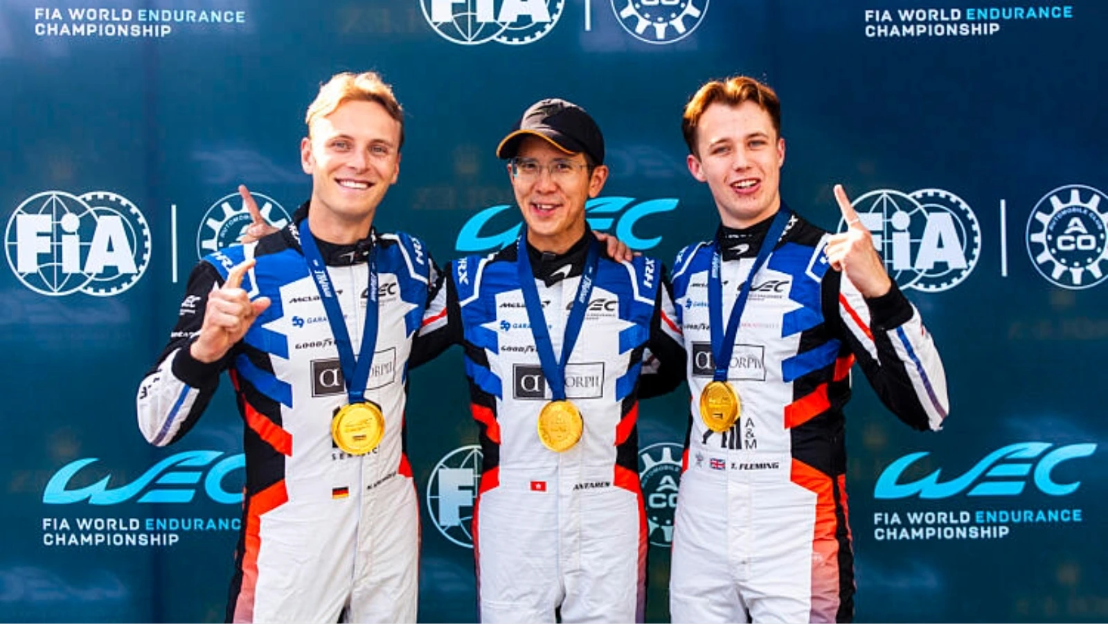 10 AU Antares (hkg), FLEMING Thomas (gbr), KIRCHHOFER Marvin (ger), Garage 59, McLaren 720S GT3 Evo #10, LM GT3, pole position, during the 6 Hours of Barcelona 2026, 7th round of the 2026 FIA World Endurance Championship, from October 16 to 18, 2026 on the Circuit de Barcelona-Catalunya in Montmelo, Spain - Photo Andrea Lorenzina / DPPI