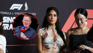 Martin Brundle réussit enfin à obtenir une interview avec Kim Kardashian