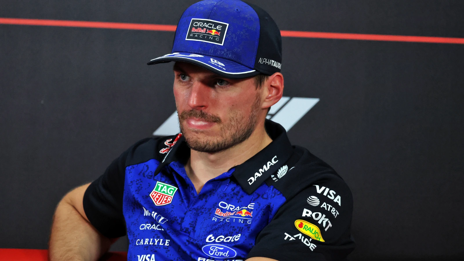 Max Verstappen (NLD) Red Bull Racing in the post qualifying FIA Press Conference. 10.10.2026. Formula 1 World Championship, Rd 17, Singapore Grand Prix, Marina Bay Street Circuit, Singapore, Sprint and Qualifying.